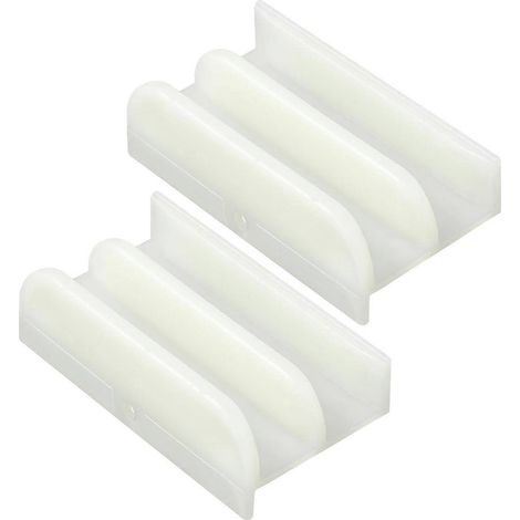 Guide inférieur pour porte de douche coulissante M6219, blanc (1/5)