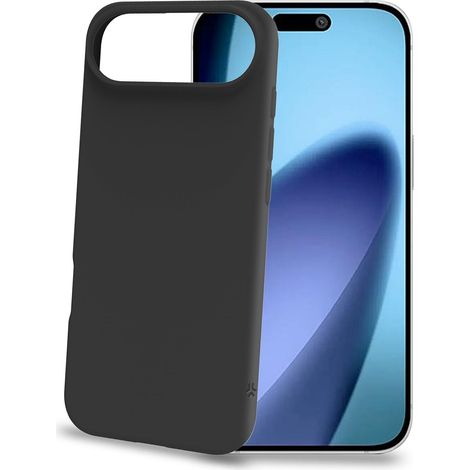 iPhone 17 Air Soft Rubber Case, Schwarz, Kratzfest