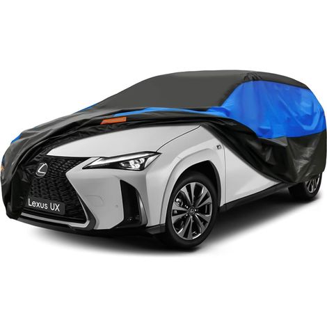 Bâche Voiture Exterieur Respirante, Compatible avec Lexus UX(2019-2024) Housse de Protection Voiture Extérieur, Toutes Saisons Peuvent Tout Gérer Contre Pluie Soleil Poussière.,Taille pour Lexus UX(20 (1/5)