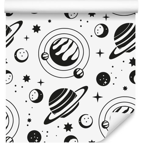 Carta da parati Donne e Astrologia Grafite, Marrone e Grigio 50x1000 cm (1/5)