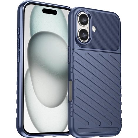 Custodia Thunder per iPhone 16 Plus - Blu (1/5)