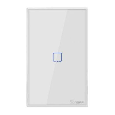 T2US1C - Interruptor de pared inteligente Wi-Fi de 1 grupo EE. UU. - Blanco (1/3)