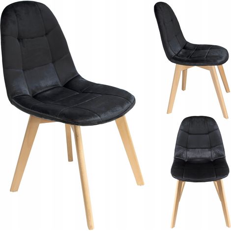 Silla COLIN negra (juego de patas + tornillos) (nuevo c贸digo)