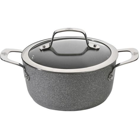 Cacerola Con Tapa Ballarini 75002-829-0 Gris Acero Ø 24 cm 4,7 L (1/4)