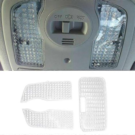 3-teiliges Set kristallklarer Innenraum-Karten- und Leselampenabdeckungen für Toyota Prius 2010–2015 (HY) (1/2)