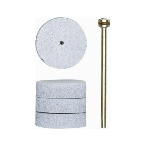 Proxxon - Spezial-Polierscheiben, Ø 22 mm, 4 Stück mit Träger - 28296