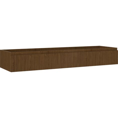 Mexen – Meuble sous-lavabo 160 cm 1 tiroir rainuré en noyer – Surface résistante aux UV – Tiroir avec fermeture douce – 91A20160231BF86 (1/5)