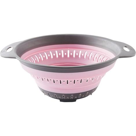 Panier de rangement cuisine pliable en silicone multifonctionnel pour fruits et légumes (1/5)