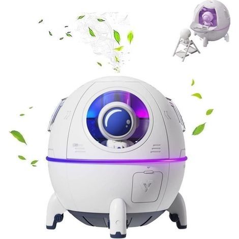 Humidificateur RVB 220 ml pour la maison humidificateur dair brume frache avec veilleuse USB silencieux cou DESHUMIDIFICATEUR D AIR (1/4)