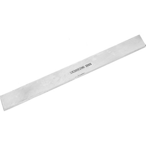 Barre carrée en acier rapide HSS pour tour, outil de tournage, bande d'acier blanc (320200mm) (1/5)