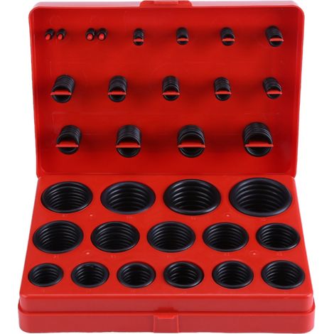 Kit d'assortiment universel de joints toriques métriques pour automobiles, joints en caoutchouc (1/5)