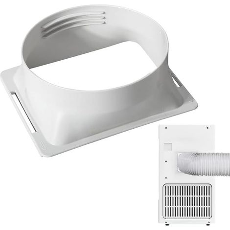 Adaptateur Tuyau Climatisation Mobile 150mm Raccord Flexible Plastique Résistant Chaleur Installation Facile Sans Outil (1/5)