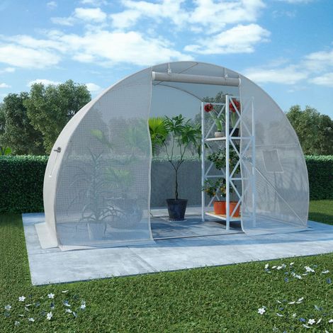 Serre de Jardin Serre d'hivernage Serre tunnel 4,5 m² 300x150x200 cm NSME4441 (1/5)
