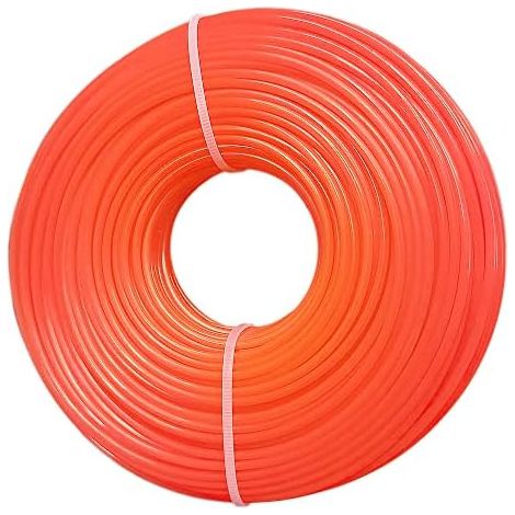 Nylon-Trimmfaden, 1,6 mm x 100 m, runder Freischneider-Trimmerfaden für Park, Garten, Rasen, Gras und Unkraut