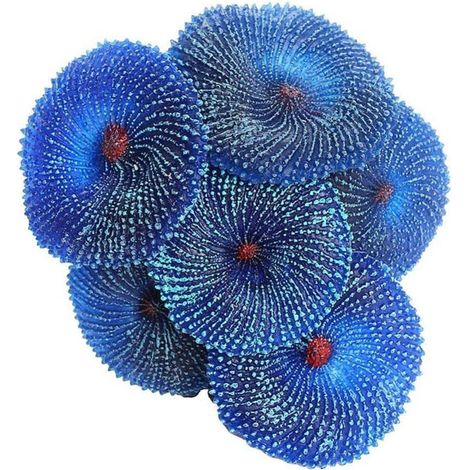 Corail Artificiel - Décor en Silicone pour Aquarium - Compatible Eau Douce et Eau Salée - Lot de 1 (1/5)