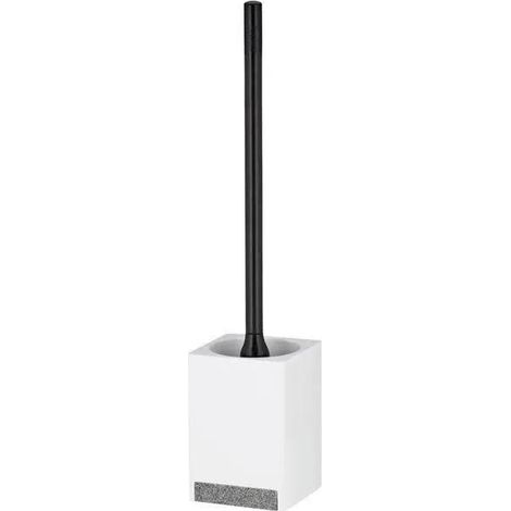 Kela Set WC Cube Bianco Opaco Aspetto Pietra