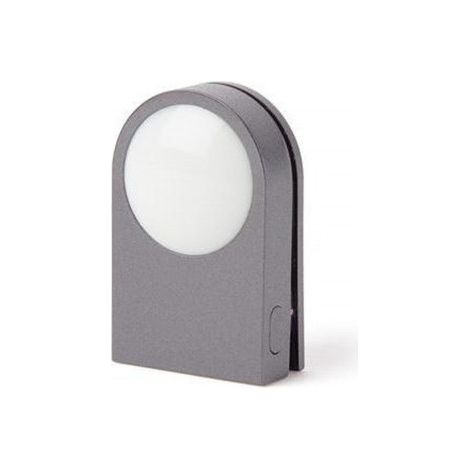 Clip LED Lexon Lucie gris foncé/canon LL121X