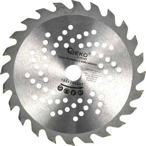 Kreissägeblatt geko circular saw blade 185 mm 24 Zähne