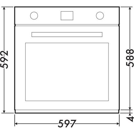Smeg SF6300TVX Horno Empotrable Inox 70 Litros (1/3)