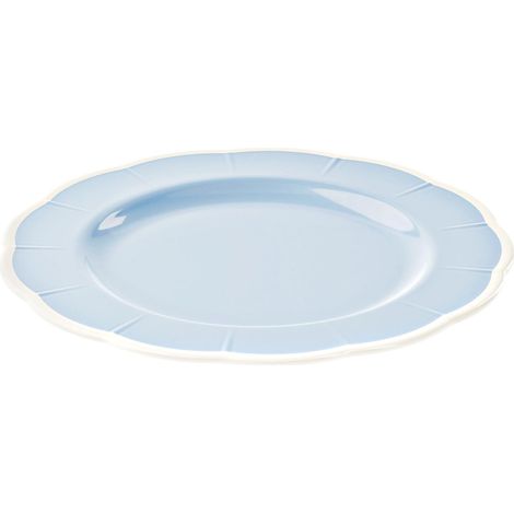 Assiette plate en mélamine Flora 'Table Decor' (Bleu Poudre)