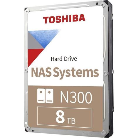 TOSHIBA - Disque dur interne - NAS N300 - 8 To - 3,5'' (1/5)
