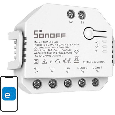 Sonoff Dual R3 Lite Smart WiFi-Schalter