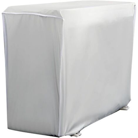Housse Climatiseur Extérieur Housse Pompe a Chaleur Anti Poussière Anti Neige Imperméable Résistant Au Soleil (1/4)
