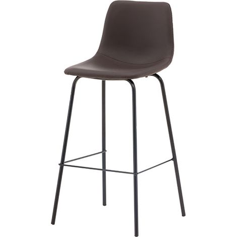 Alexi Barhocker PU Kunstleder braun. (1/5)