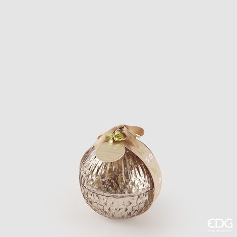 EDG Candela Sfera Con Profumo Rosa Antico D 8 C5