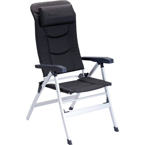 Fauteuil Aluminium Thor Dark Grey - Isabella