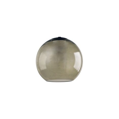 Abat-jour globe verre fumé noir 18 cm Nowodvorski MONACO E27