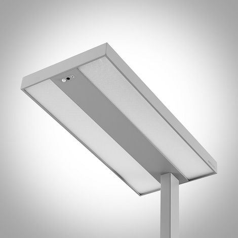 [GEBRAUCHT] B-Ware Arcchio Stehleuchte Büroleuchte Led Silber Logan Pro Sensor Dimmbar