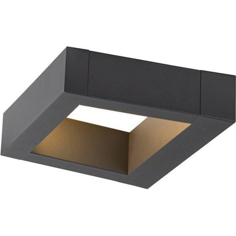 Applique ext BOOKAT gris LED 15W 3000/4000K IP65 interrupteur CCT - SLV - 1005443 (1/5)