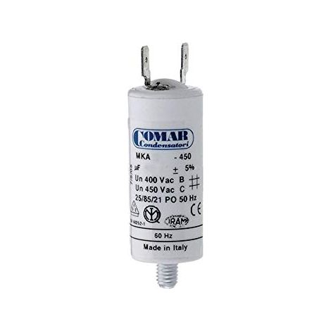 Startkondensator für Motor 70μF 5% 5x12cm Konek