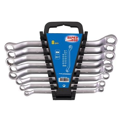 Juego de 8 Llaves Acodadas SEH0011 SUPER-EGO