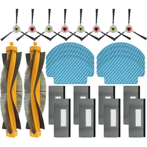 Accessoires pour aspirateur robot M80 / M80 Pro DT85 DT83 : brosse latérale principale, filtre HEPA, lingettes de nettoyage. (1/5)
