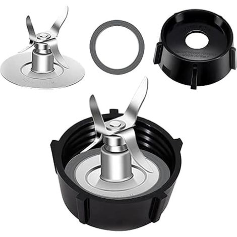 Pièces de Rechange Compatible avec Oster Osterizer mixeur, Kit de Remplacement D'accessoires pour Mixeur – Lame 4 Pointes 4961 avec Base de Mixeur et Anneau D'étanchéité (1/5)