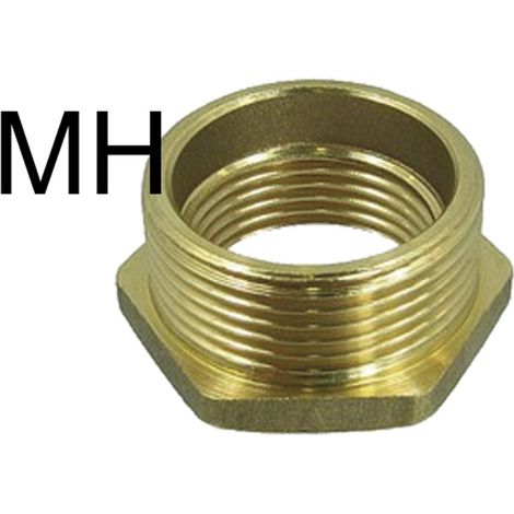 Réduction hexagonale en laiton 1-1/2 m x 1 H A-312