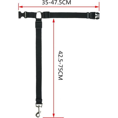 Ceinture de sécurité multifonctionnelle réglable pour chien (1/3)
