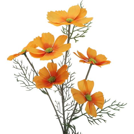 Fleurs Artificielles Marguerite en Soie, Fausses Fleurs Sauvages avec Tiges Faux Arbustes de Verdure Arrangements de Plantes pour Décor de Vase de Jardin à la Maison (B) (1/5)