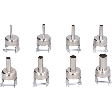 Kit de buses de pistolet à air chaud 8 pièces 850 Station de dessoudage à souder 3 mm/4 mm/5 mm/6 mm/7 mm/8 mm/10 mm/12 mm