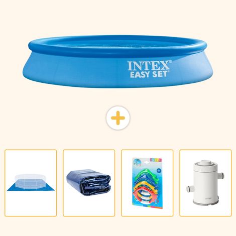 Intex Piscine Easy Set Ronde - 305x61 cm - 5-pièces S123 (1/5)