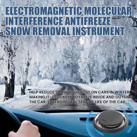 Dispositivo antigelo per auto - Spazzaneve elettromagnetico antigelo per parabrezza - Spazzaneve per auto (1/2)