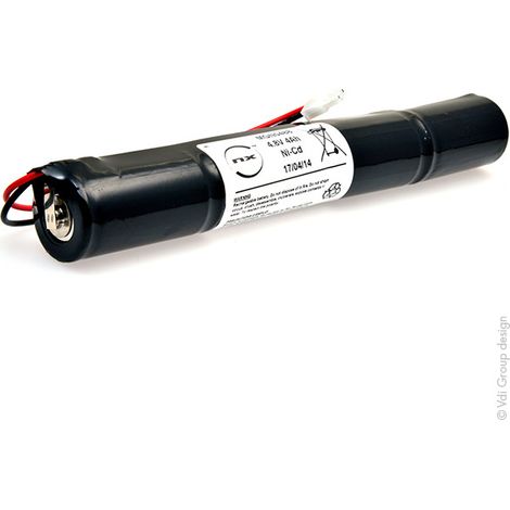 NX - Batterie eclairage secours 4x D VNT 4S1P ST4 4.8V 4.2Ah Molex (1/3)