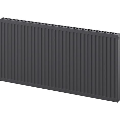Mexen C11 radiateur à plaque 600 x 1000 mm, raccordement latéral, 933 W, anthracite - W411-060-100-66 (1/5)