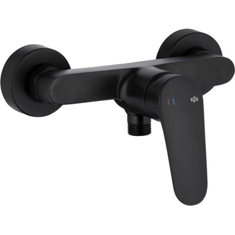 KFA OTAVA BLACK Duscharmatur matt schwarz modernes Design (1/2)