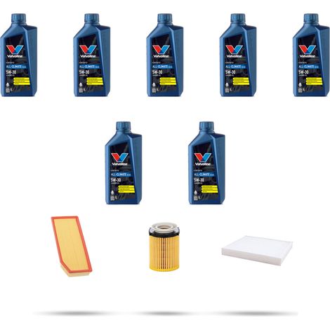 Kit tagliando 3 FILTRI e 7L OLIO compatibile con Mercedes Classe C (W205,S205,C205) C160 95kw Dal 2018 (1/5)