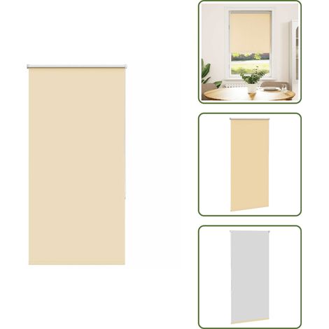 Verdunkelungsrollo Beige 65x130cm Stoffbreite 60,7 cm Polyester - Verdunkelungsrollo - Verdunkelungsrollos - Rollo - Verdunklungsrollo (1/5)