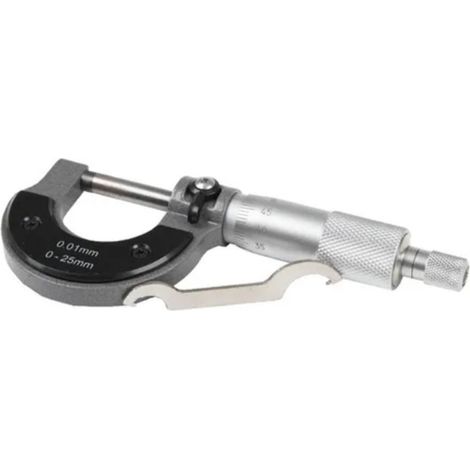 Micromètre extérieur 0-25 mm, précision 0,01 mm, avec bouclier thermique et poignée confortable (1/5)