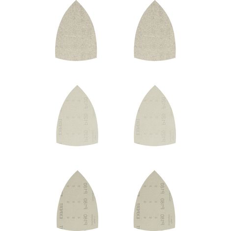 Bosch Accessories EXPERT M480 2608901208 Schleifnetz-Set gelocht Körnung (num) 80, 80, 80, 80, 120, (1/4)